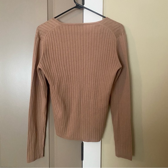 Ballantyne Camel V Neck Knit Size 42 or M - Picture 2 of 5